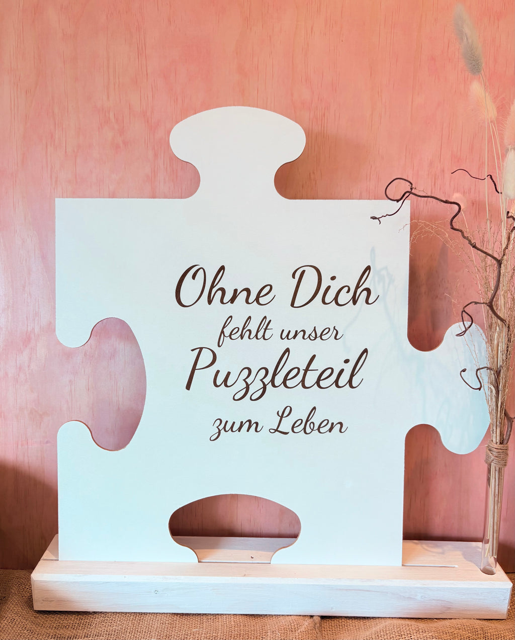 Erinnerungspuzzle Trauer 47cm groß