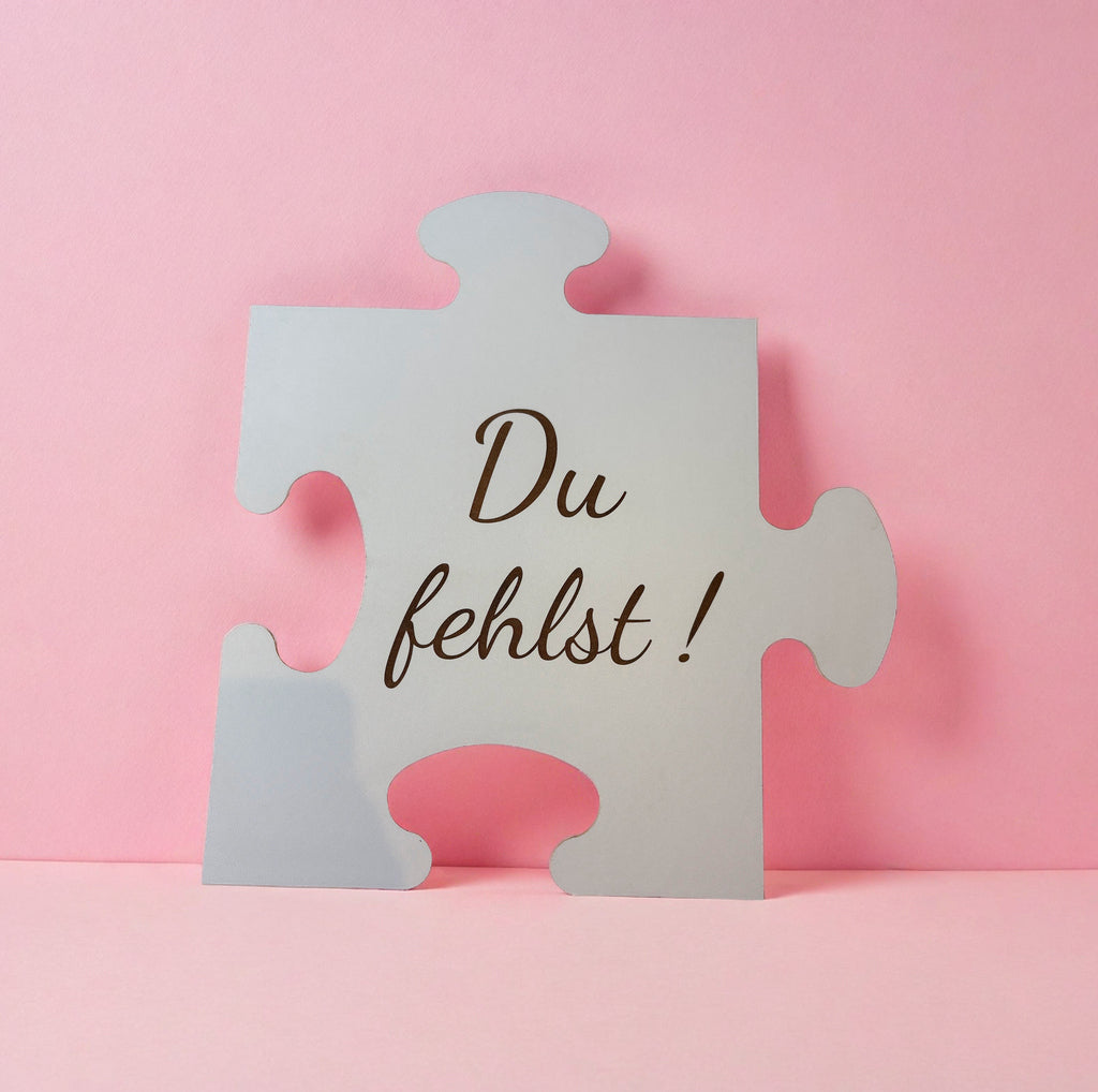 Erinnerungspuzzle Trauer 47cm groß