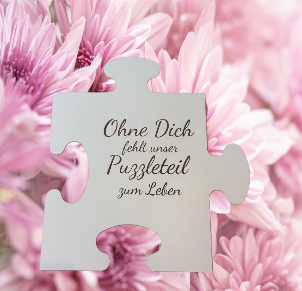 Erinnerungspuzzle Trauer 47cm groß